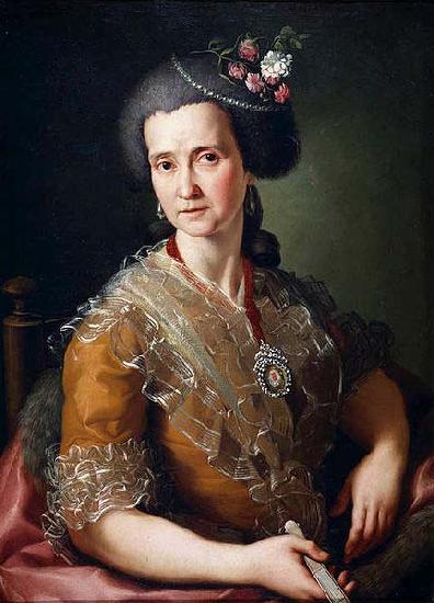 unknow artist Portrait of Manuela Tolosa y Abylio, the artist's wife oil painting image